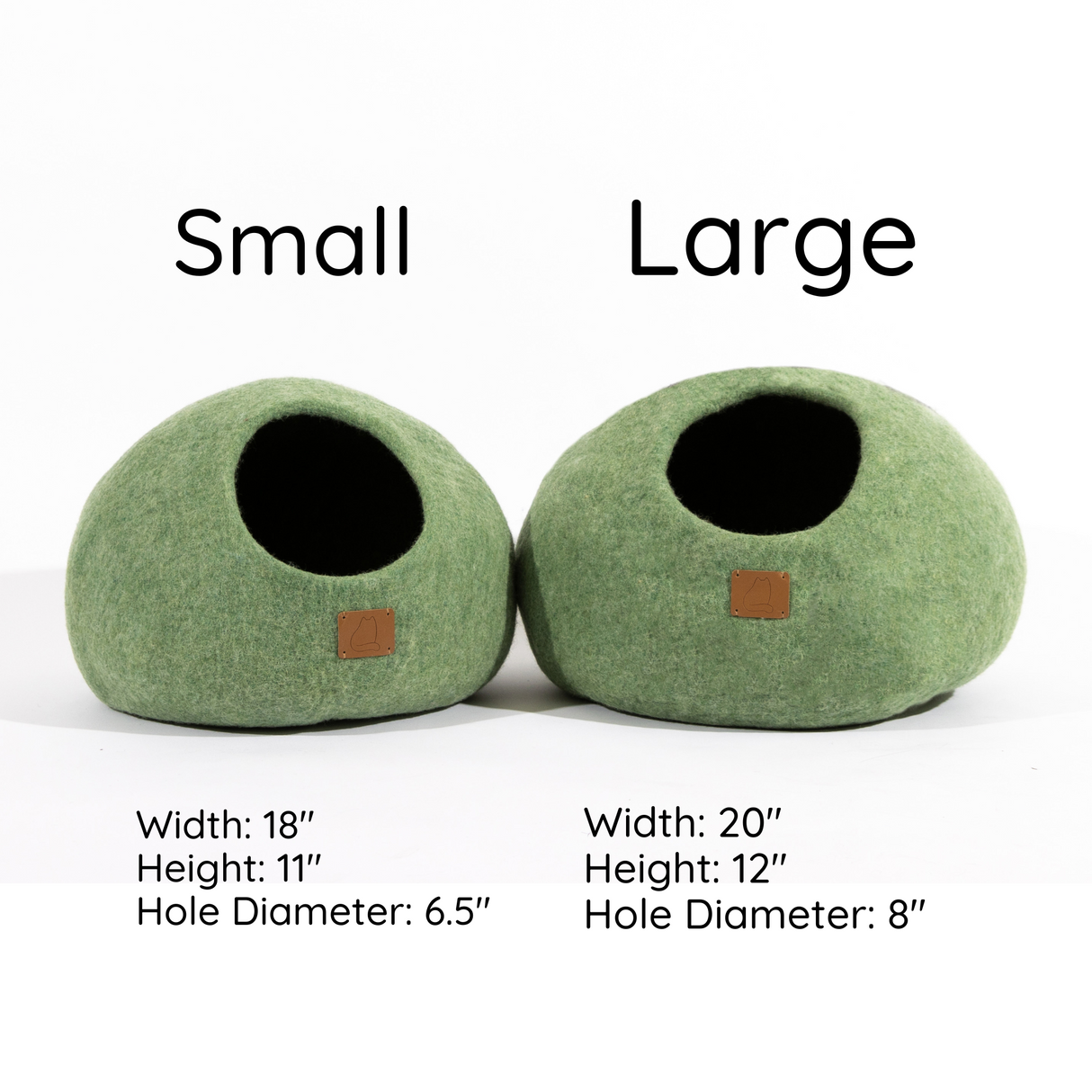 Citrus Green | Round Style Cave from Fuzzy Cove