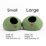 Citrus Green | Round Style Cave from Fuzzy Cove