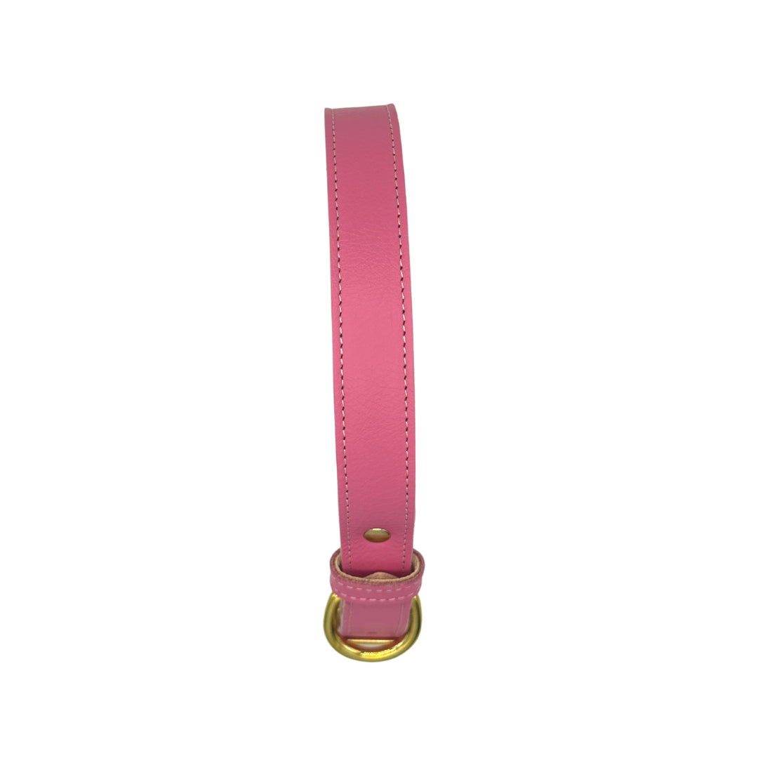 Plain Leather Dog Collar from Bonne et Filou