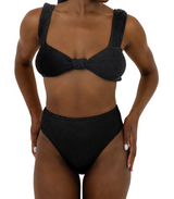 BALBOA HIGH WAISTED BIKINI BOTTOM - BLACK from ELYSIIAN