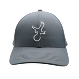 Grey/White Eagle Performance Hat from Talon Golf LLC
