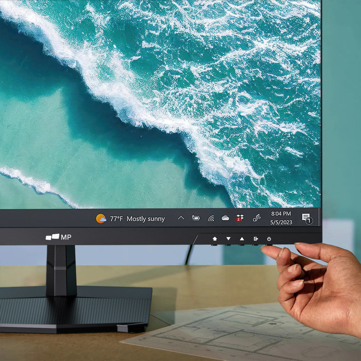 Desktop Monitor (27" 4K) From Mobile Pixels