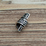 Rune Beard Rings - (Silver - 8) from Norse Tradesman