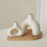 Hollow Ceramic Vase Set from Moderny
