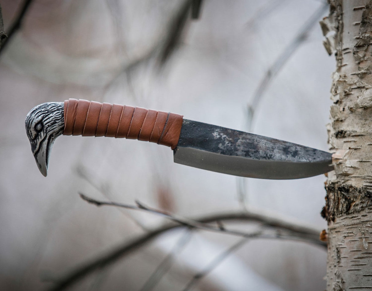 Raven Hilt Knife - 5.5" Blade (13 cm) from Norse Tradesman