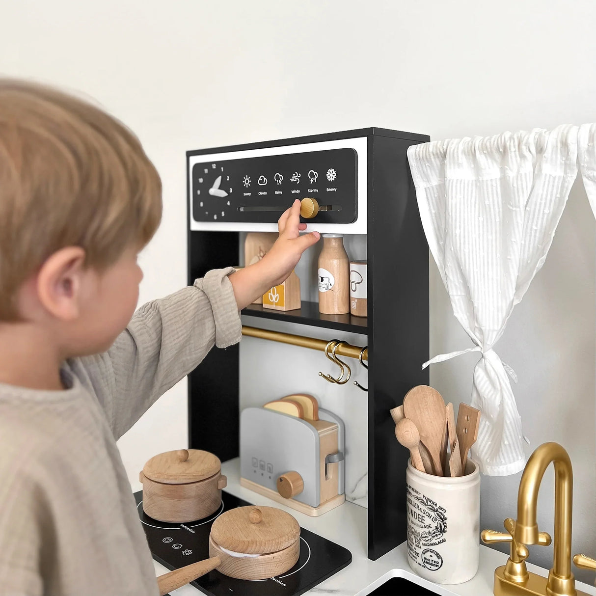 Tiny Land® Iconic Kitchen - Black From Tiny Land