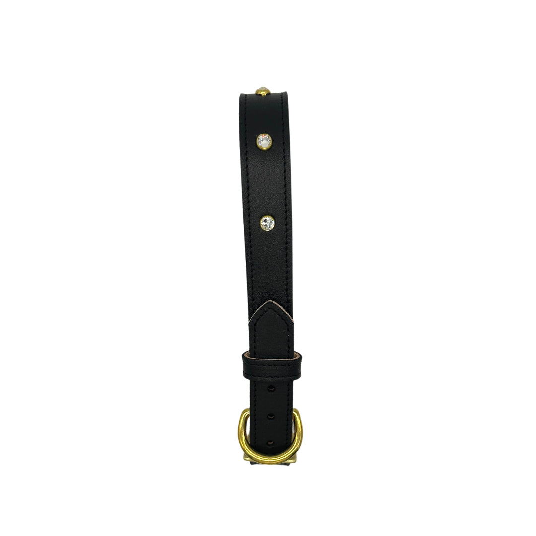 Plain Leather Dog Collar from Bonne et Filou