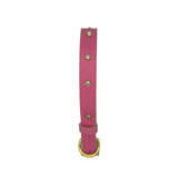 Plain Leather Dog Collar from Bonne et Filou