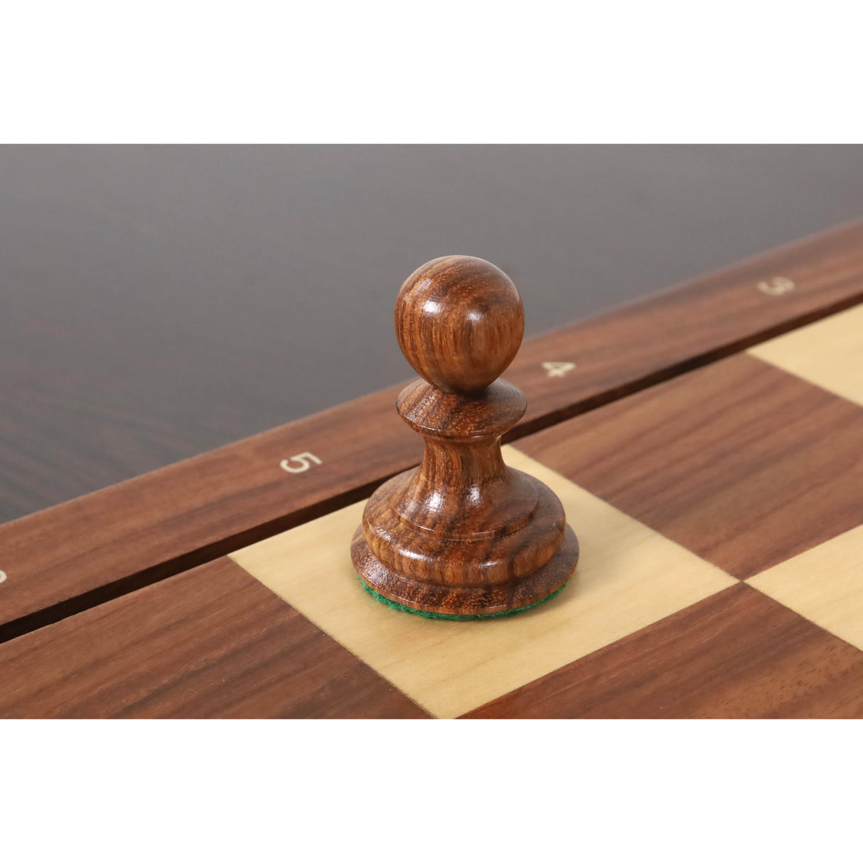 Botvinnik Flohr-I Soviet 1933 Chess Set- Chess Pieces Only - Golden Rosewood - 3.6" King From Royal Chess Mall