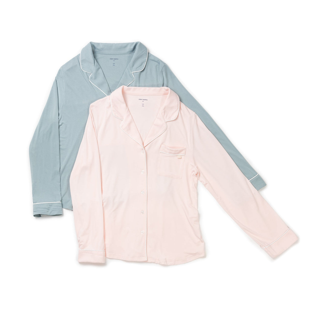 Women's Bamboo Stretch-Knit Long Sleeve Pajama Set from Cozy Earth