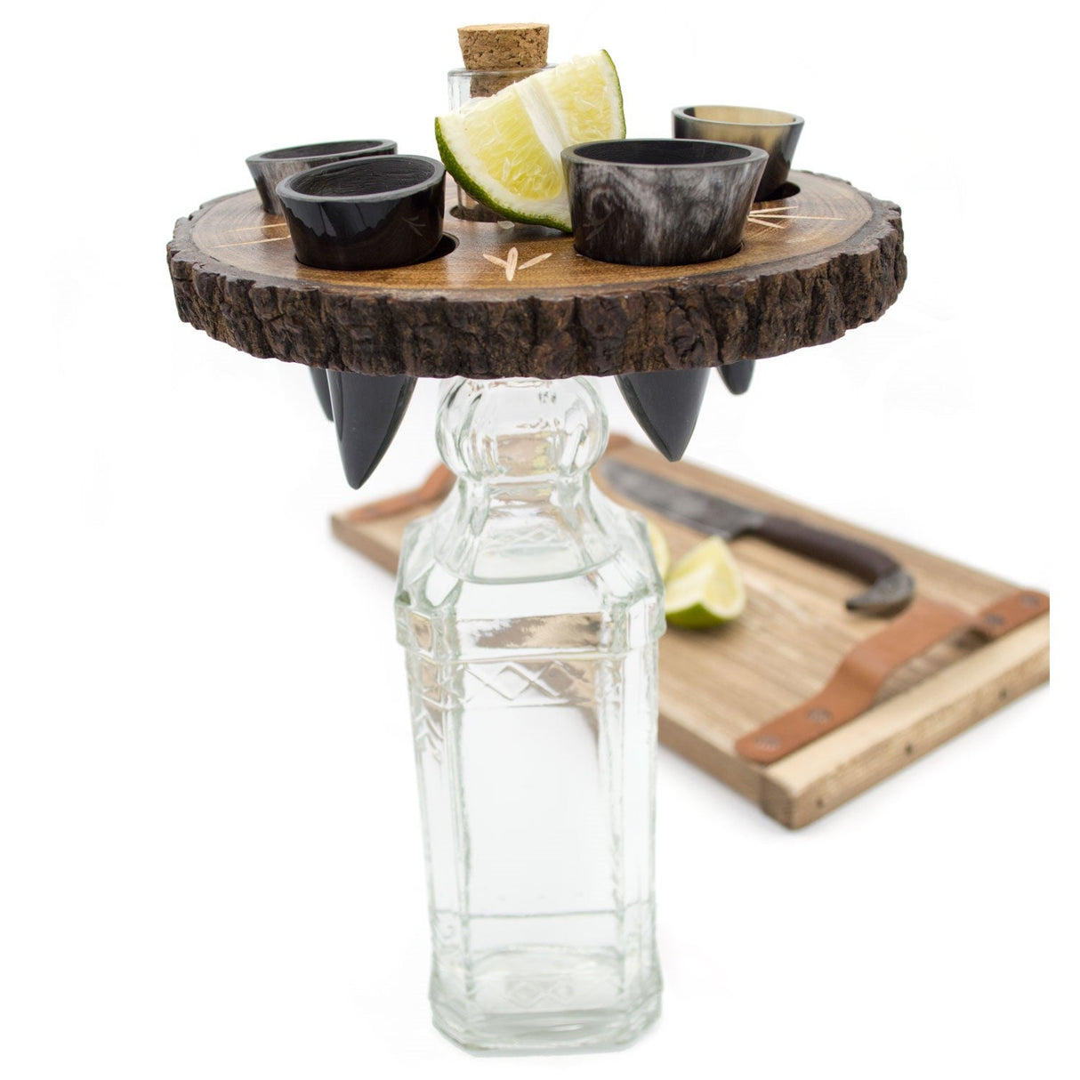 Drinking Horn Shot Glass Set from Norse Tradesman