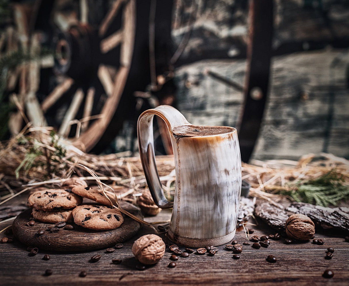 Horn Coffee Mug from Norse Tradesman