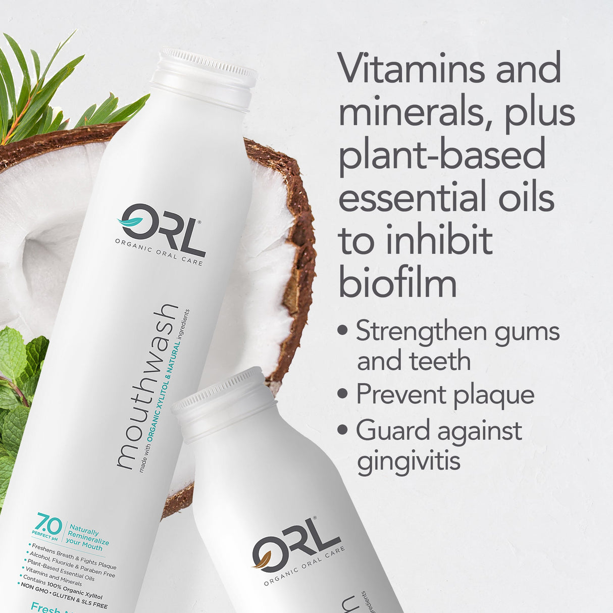 Natural Mouthwash made with the Finest Clean Ingredients from ORL