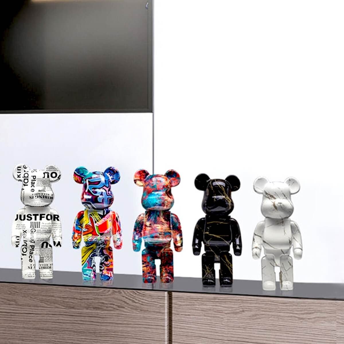Street Art Bear Figurine from Moderny