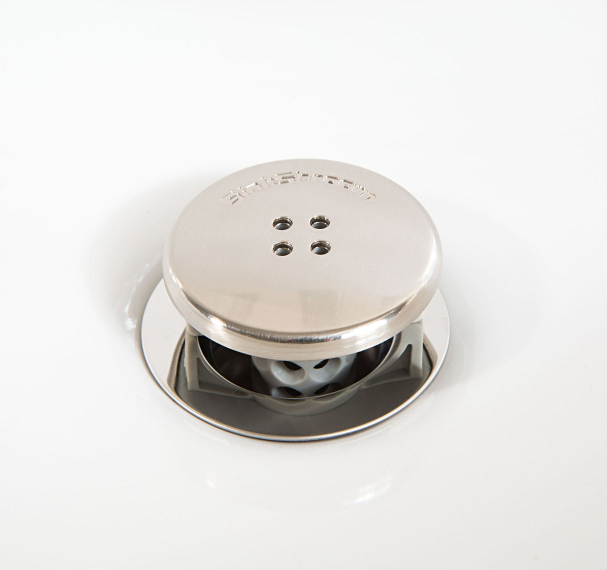 SinkShroom (Nickel Edition) The Hair Catcher That Prevents Clogged Bathroom Sink Drains from TubShroom.com
