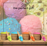 Ice Cream Bowls And Spoons - 2 Orange 2 Pink 2 Light Green 2 Sky Blue from Hammont