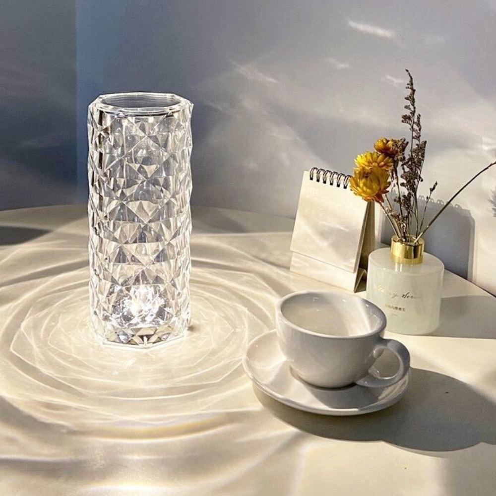 Rose Crystal Lamp from Moderny