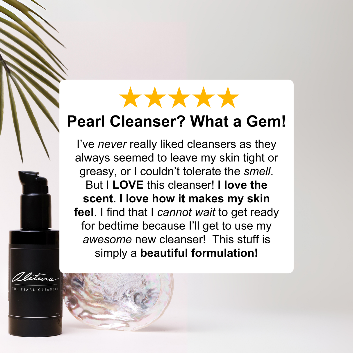 The Pearl Cleanser From Alitura