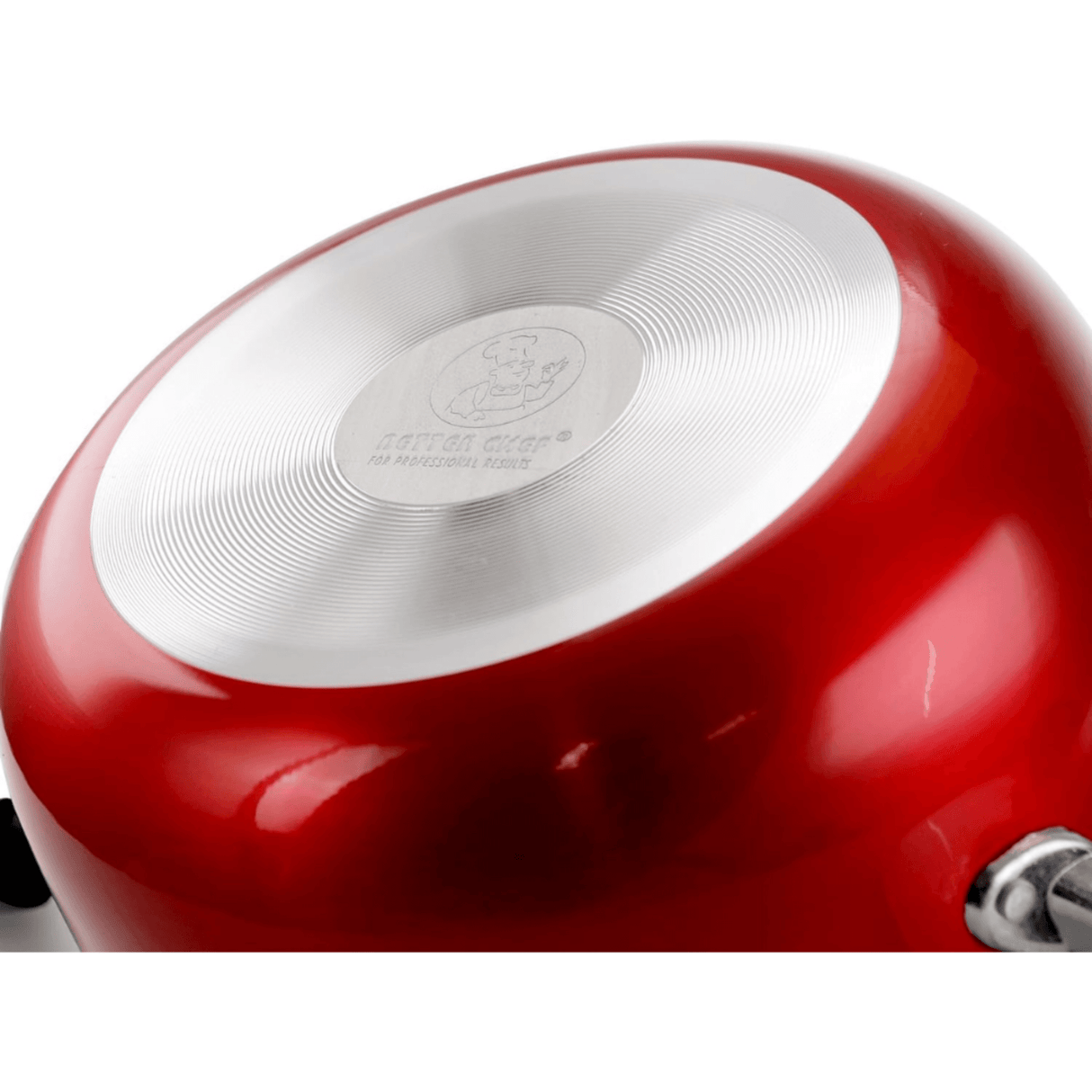 Better Chef 3-Quart Metallic Red Aluminum Dutch Oven with Glass Lid from Jupiter Gear Home