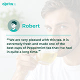100% Pure Peppermint Herbal Tea, 60 Bags from Aprika Life