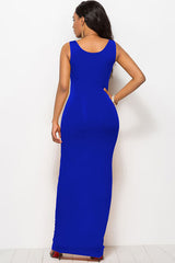 Scoop Neck Wide Strap Maxi Dress from Enfance-Heureuse