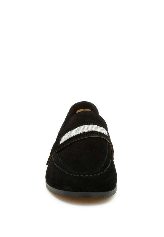 New Ode Rhinestone Penny Strap Loafers Loafers from My Pampered Life Seattle