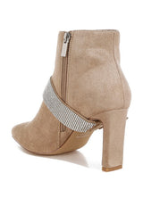 Asagao Diamante & Rhinestones Strap Boots from My Pampered Life Seattle