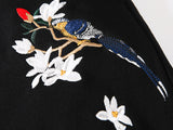 Flowers and Birds Embroidery Joggers  From Niepce Inc