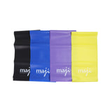 Maji Sports Full Body Exercise & Stretch Bands - Variable Resistance 4 Pack from Jupiter Gear Home