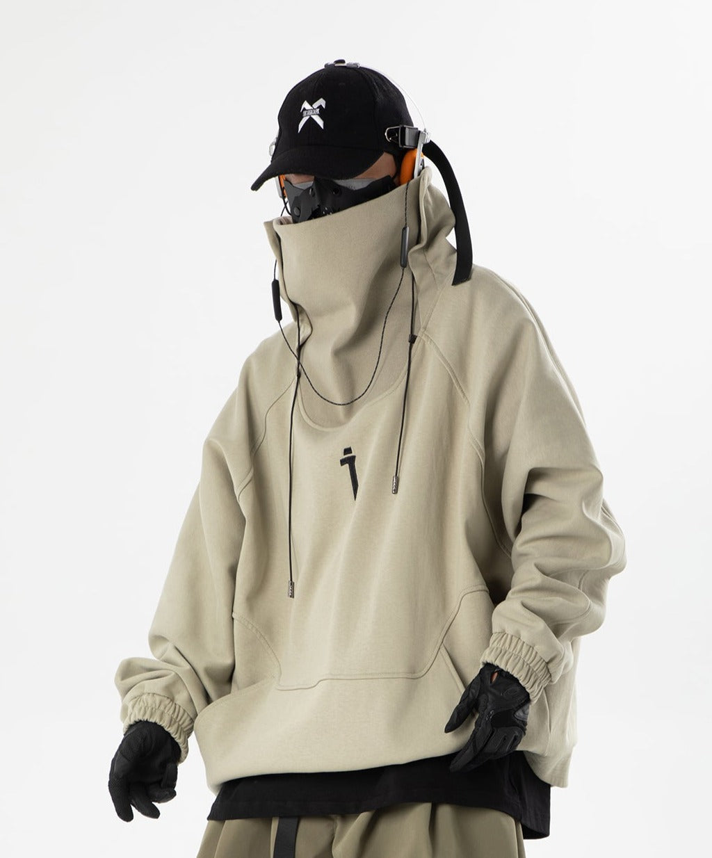 Precision Tactical High Neck Olive Sweater