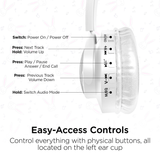 HyperGear Bunny Tracks Wireless Light-Up Headphones from Jupiter Gear Home