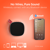 HyperGear Fabrix Mini Wireless Speaker - Red from Jupiter Gear Home