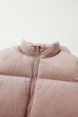 Kamila Zipper Quilted Puffer Jacket from Threaded Pear