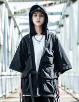 Dusk X2 Hooded Kimono Jacket From Niepce Inc