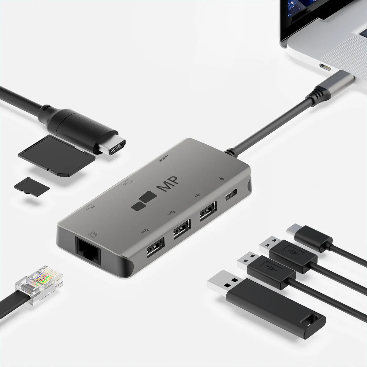 Eight in one Hub  From Mobile Pixels