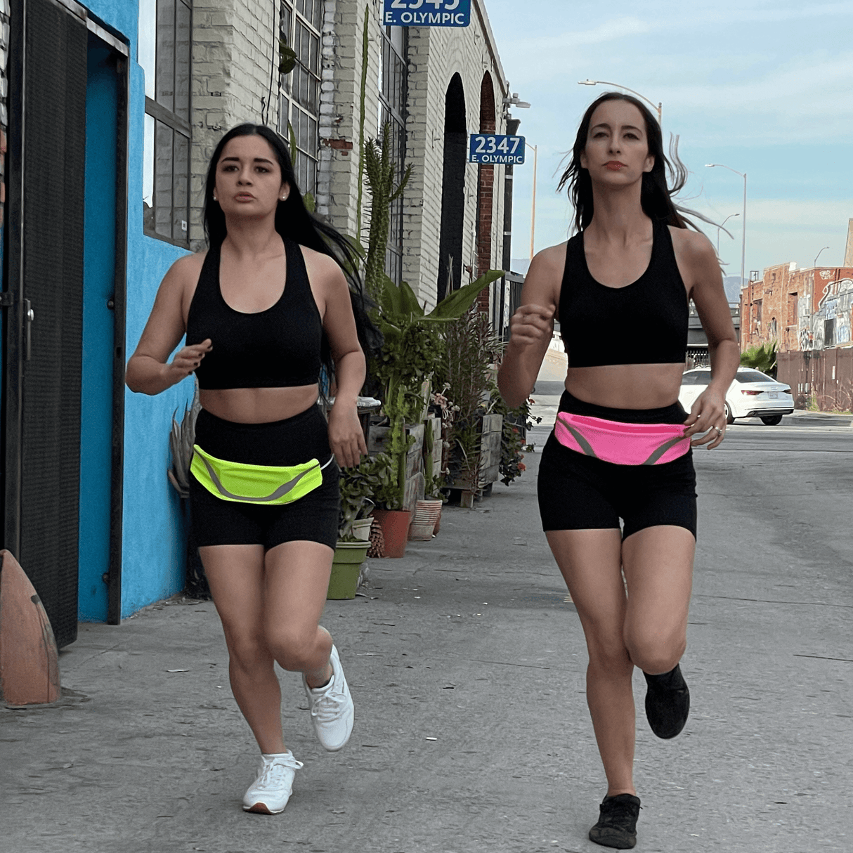 Water-Resistant Sport Waist Pack Running Belt with Reflective Strip from Jupiter Gear