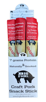 Craft Pork Snack Stick Sample (3 sticks total) from Big Fork Brands