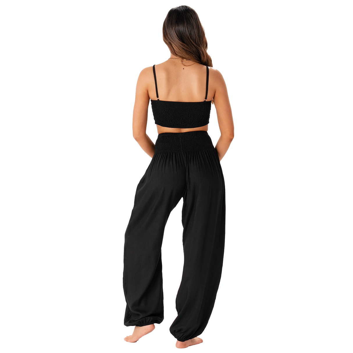 Black Harem Pants From LotusAndLuna