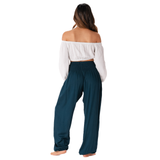 Deep Teal Harem Pants From LotusAndLuna