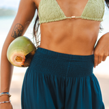 Deep Teal Harem Pants From LotusAndLuna