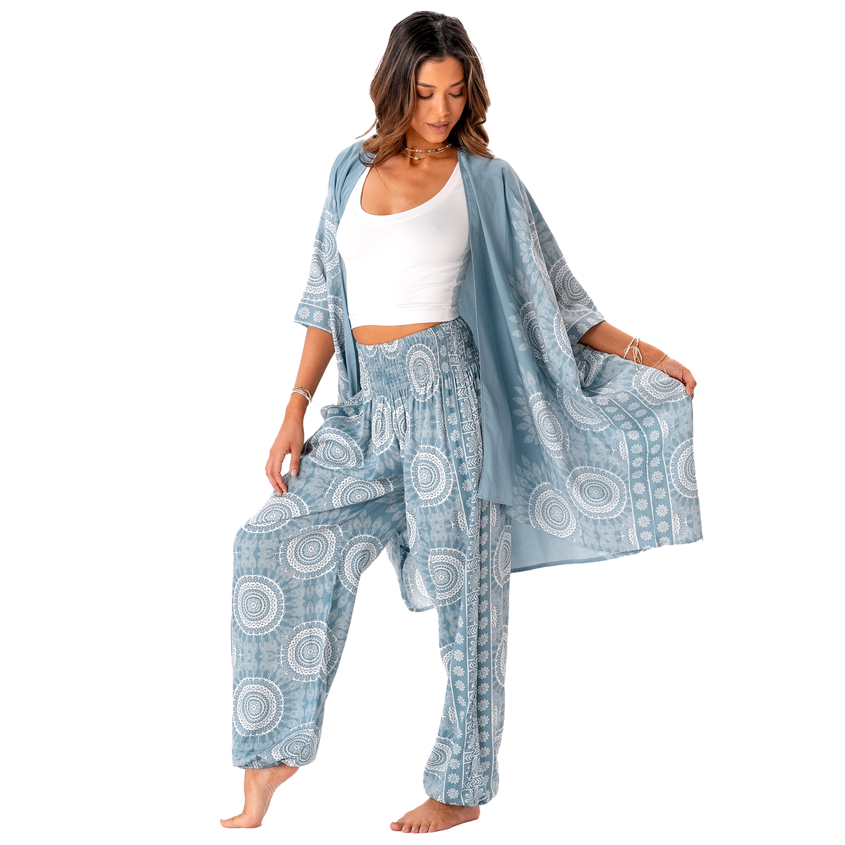 Moon Shadow Pants Lounge Set From LotusAndLuna