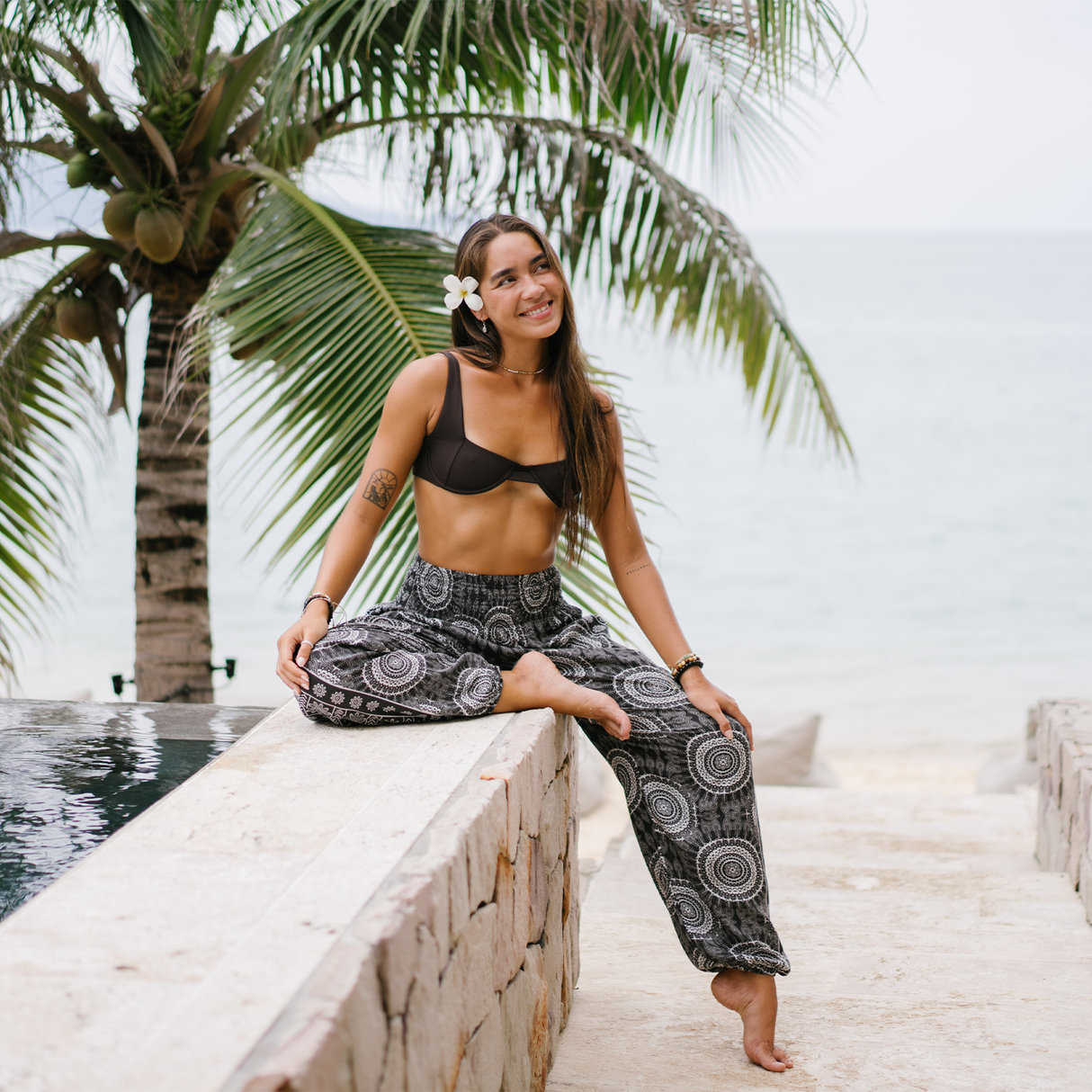 Vintage Wash Bondi Harem Pants From LotusAndLuna