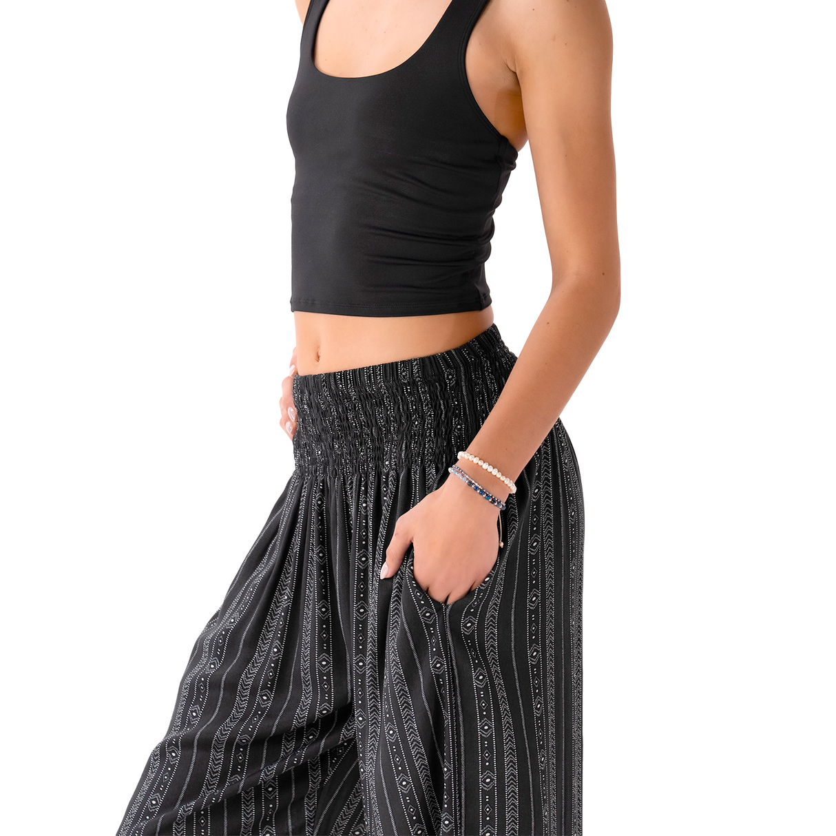 Akha Tribal Print Harem Pants From LotusAndLuna