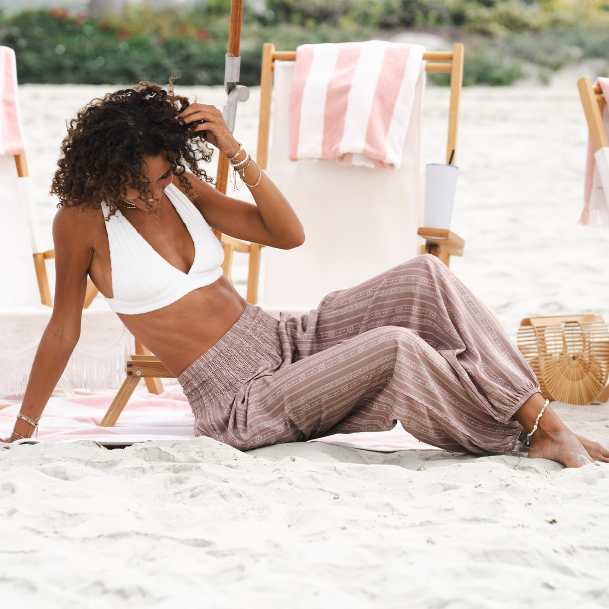 Yao Tribal Print Harem Pants From LotusAndLuna