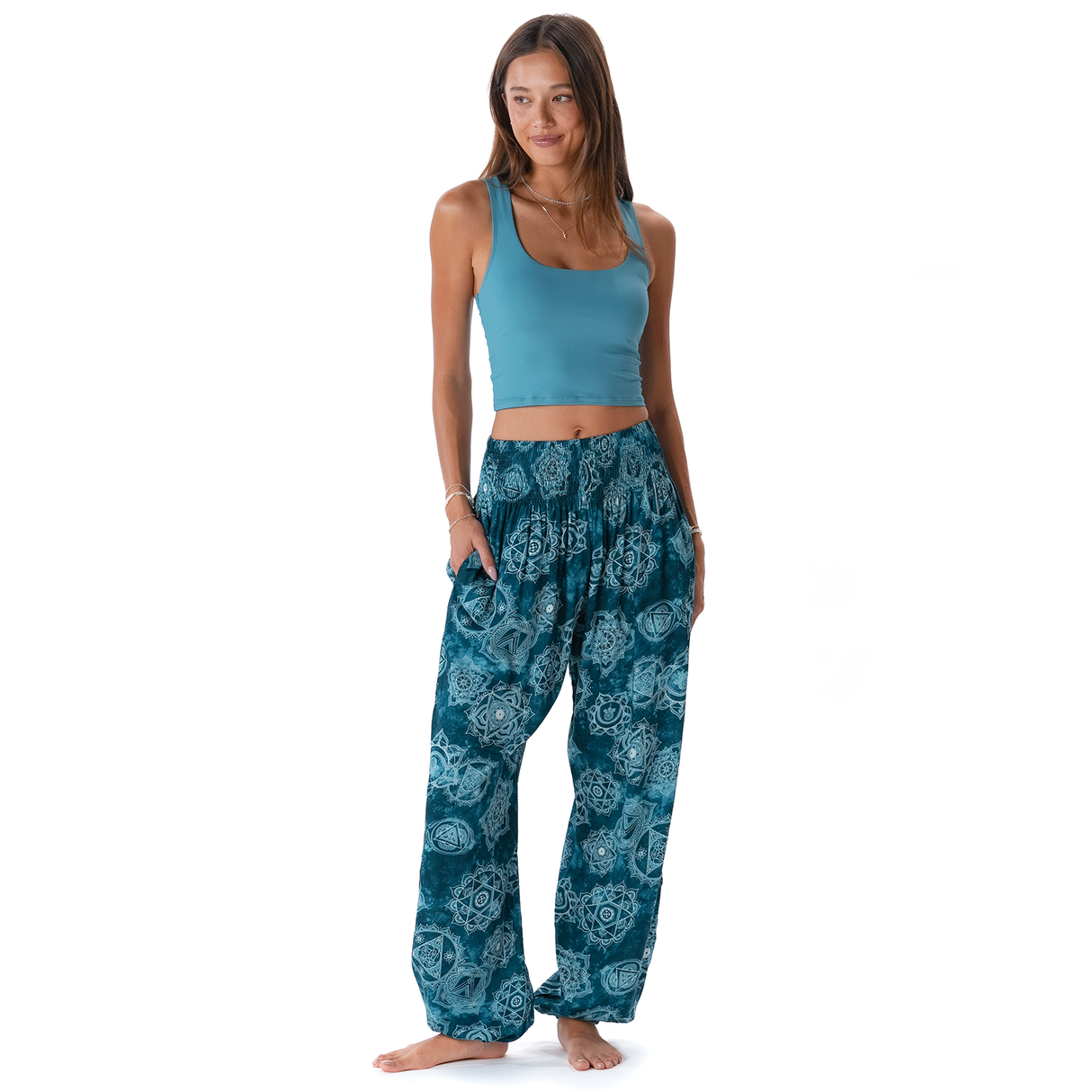 Seven Chakras Harem Pants From LotusAndLuna
