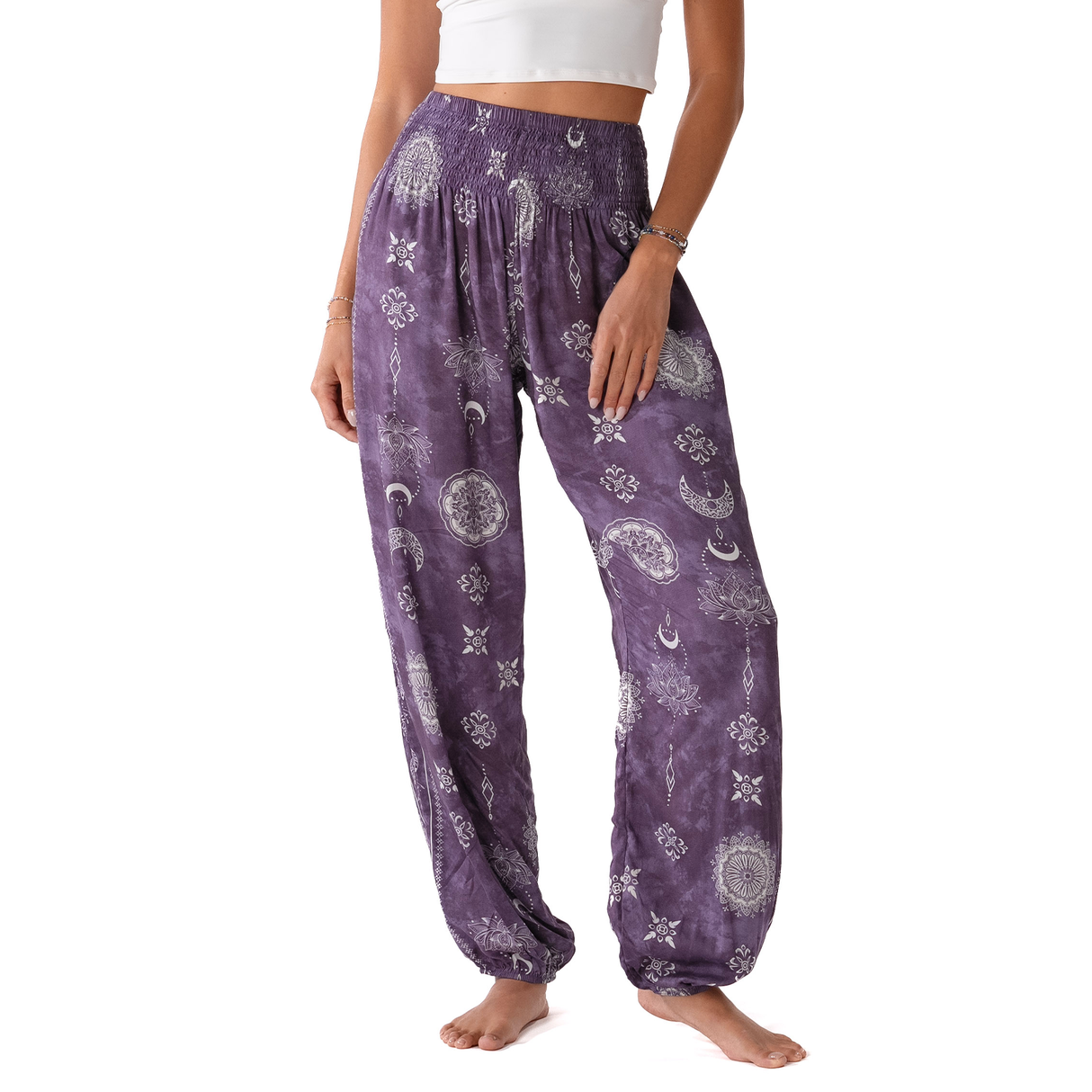Mystic Plum Harem Pants From LotusAndLuna