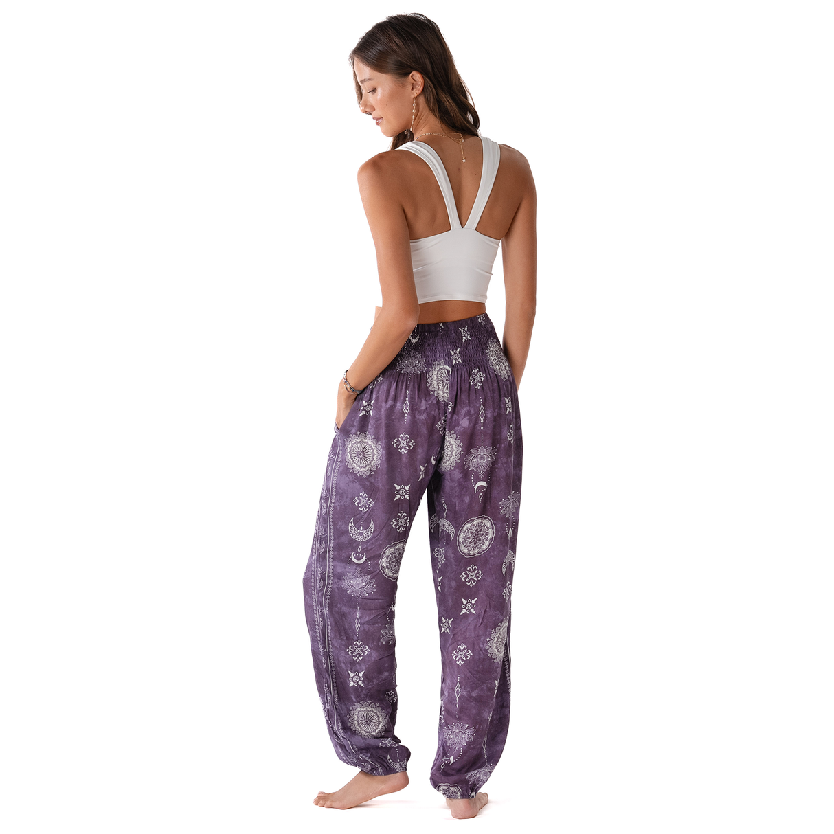Mystic Plum Harem Pants From LotusAndLuna