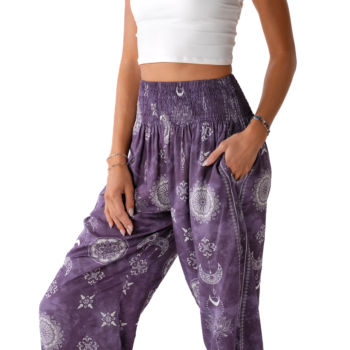Mystic Plum Harem Pants From LotusAndLuna
