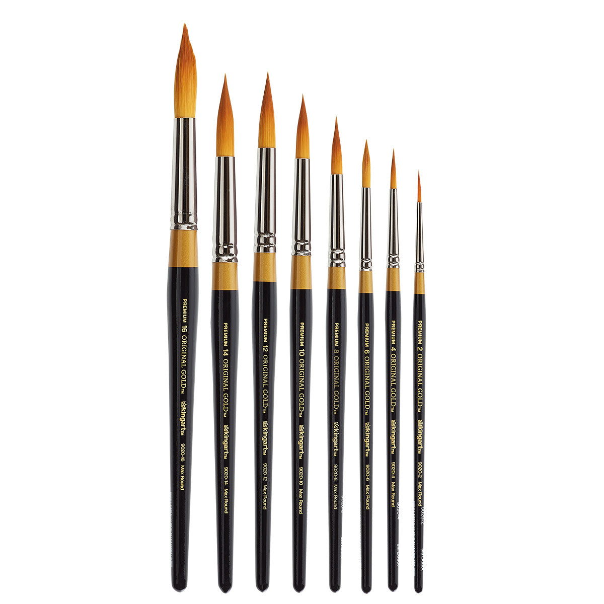 Original Gold® 9020 Ultra Round™ Brushes 8 pc from KINGART