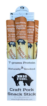 Craft Pork Snack Stick Sample (3 sticks total) from Big Fork Brands